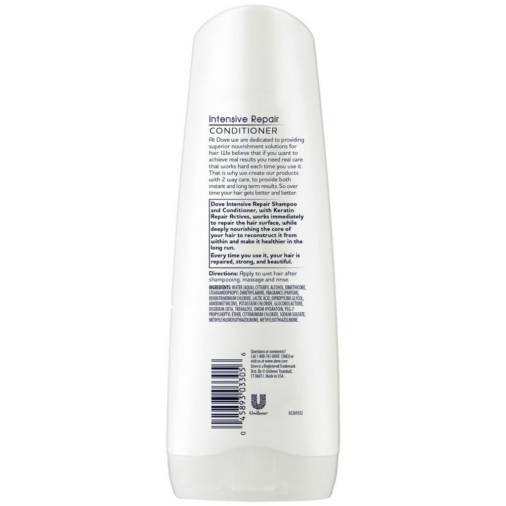Dove Nutritive Solutions Conditioner Intensive Repair 12 oz (Pack of 3) Beauty & Personal Care Dove