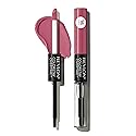Revlon Liquid Lipstick with Clear Lip Gloss, ColorStay Overtime Lipcolor, Stocking Stuffer for Women, 220 Unlimited Mulberry, 0.07 fl oz Beauty & Personal Care REVLON