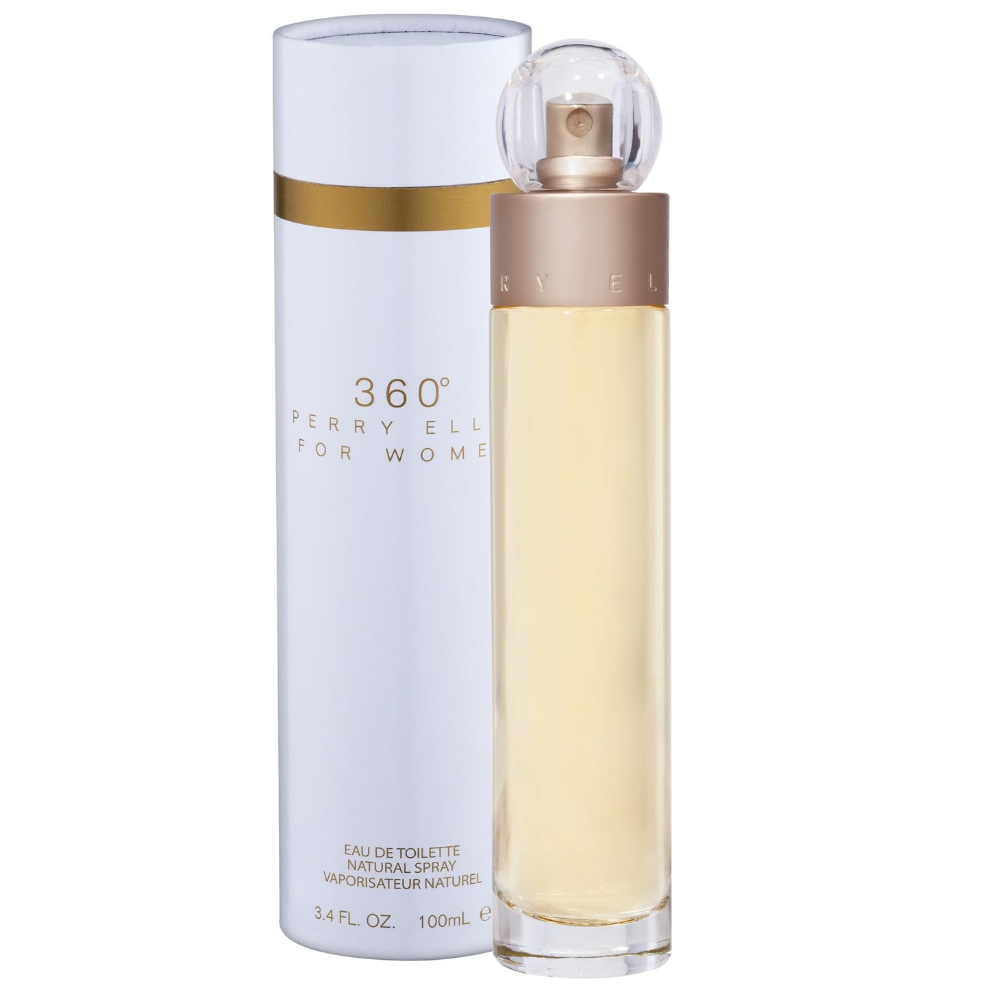 Perry Ellis 360° Eau De Toilette Spray for Women - Perfume for Women, Light & Bright Floral Fragrance, EDT, Designer Scent for Her, Long Lasting - 3.4 Beauty & Personal Care Perry Ellis