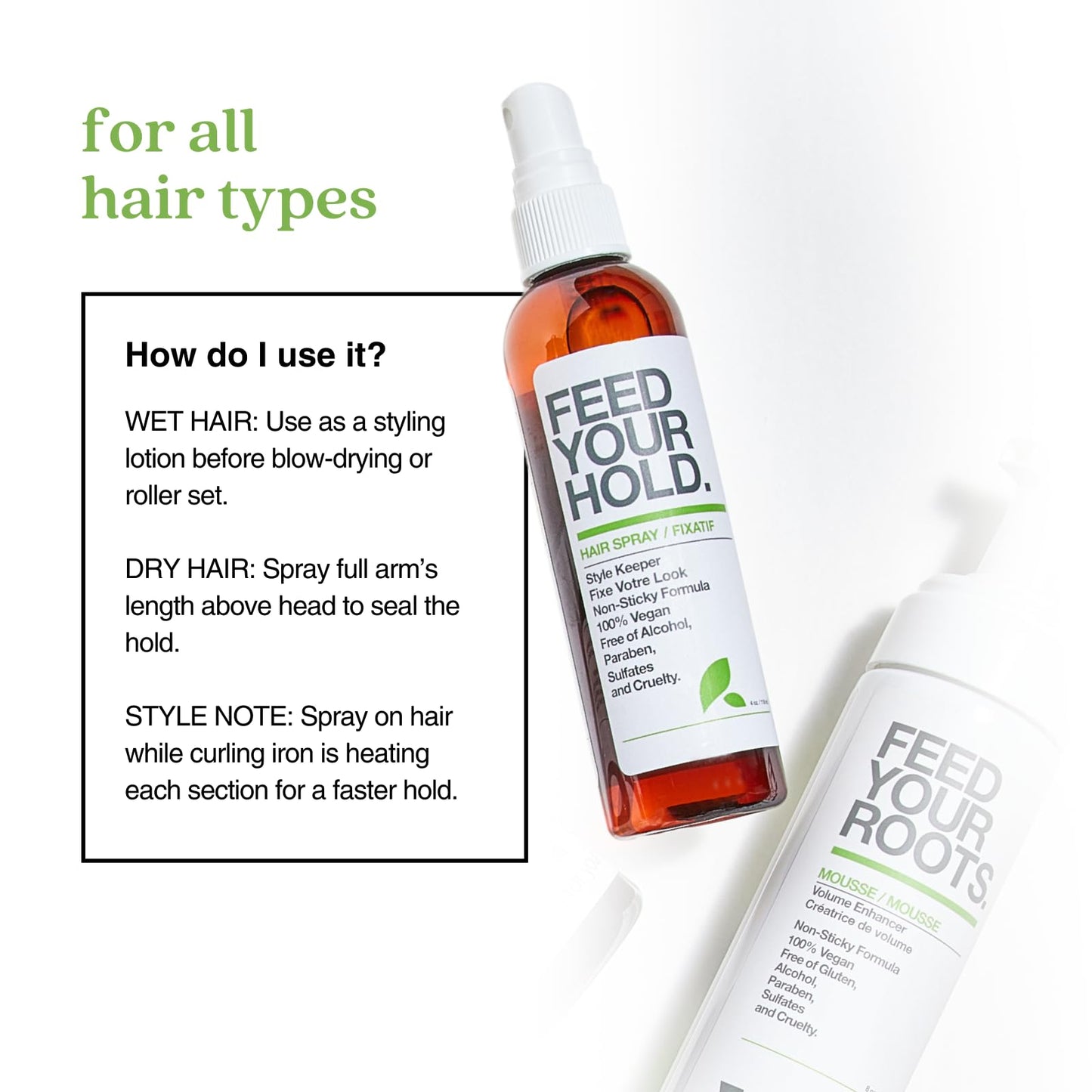 Yarok Feed Your Hold - Volumizing Hair Spray for Fine Hair. Flexible Hold Organic Hairspray for Women. Natural, Alcohol-Free & Vegan - Nutrients Beauty & Personal Care YAROK FOOD FOR YOUR HEAD. GOOD FOR THE EARTH.