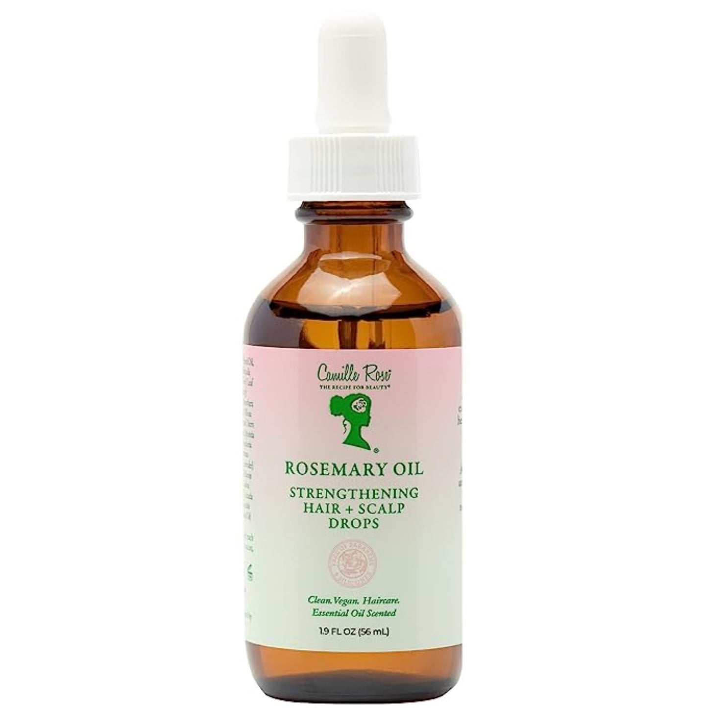 Camille Rose Rosemary Oil Strengthening Hair + Scalp Drops - Castor, Peppermint & Tea Tree Oil Blend for Strength & Resilience, Dry Scalp Treatment Beauty & Personal Care Camille Rose
