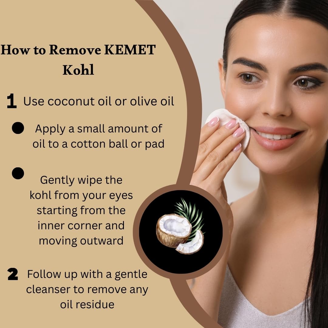 HARRAZ Kemet 100% Natural Egyptian Eyeliner in Powder Form, Handmade Eyeliner with Pharaoh packing. Beauty & Personal Care HARRAZ