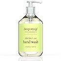Deep Steep Argan Oil Liquid Hand Wash, Coconut Lime, 17.6 Fluid Ounce Beauty & Personal Care Deep Steep