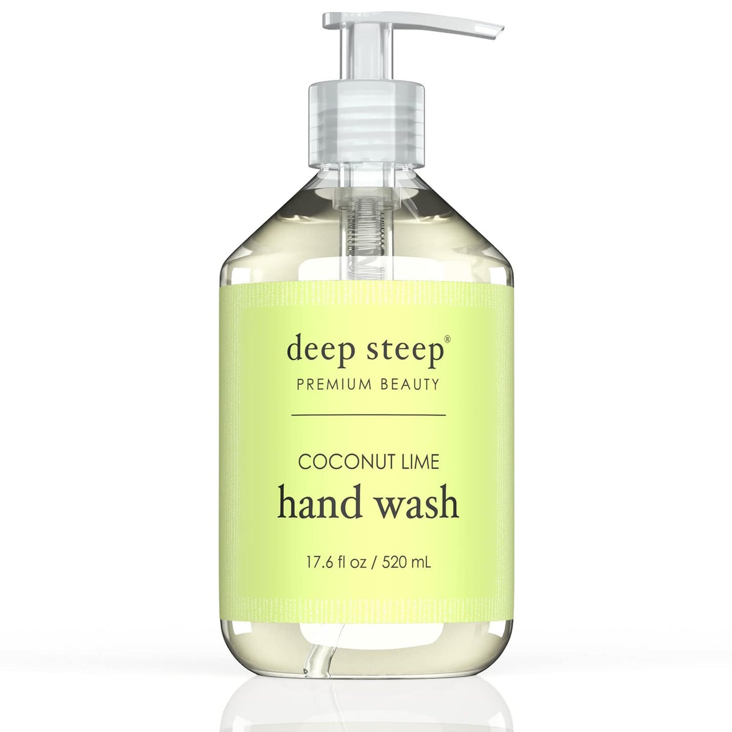 Deep Steep Argan Oil Liquid Hand Wash, Coconut Lime, 17.6 Fluid Ounce Beauty & Personal Care Deep Steep