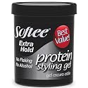 Softee Protein Styling Gel - Extra Hold, Alcohol-Free Black 15 oz. Beauty & Personal Care Softee