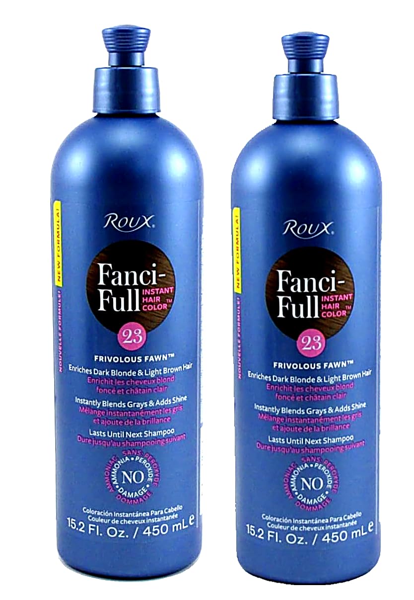 Roux Fanci-Full Rinse #23 Frivolous Fawn 15.2 Ounce (449ml) (2 Pack) Beauty & Personal Care Roux