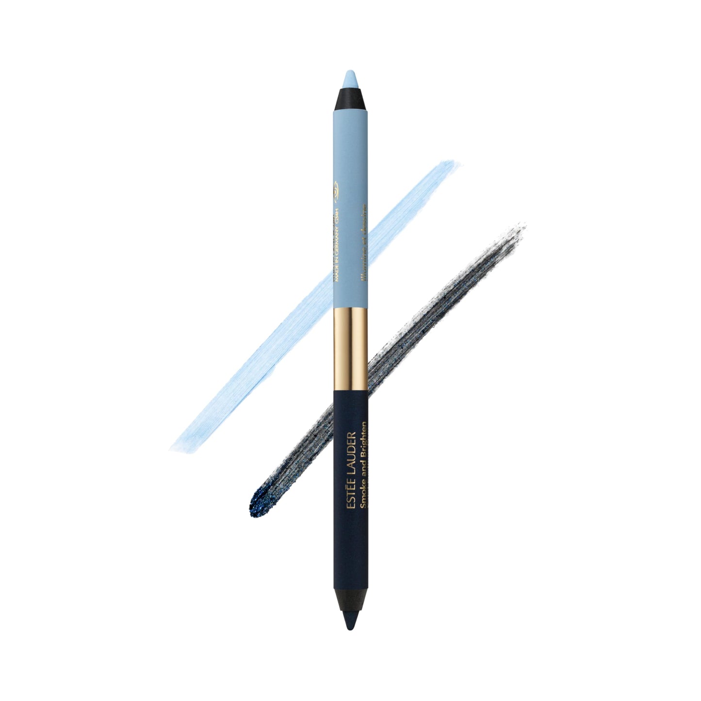 Estée Lauder Smoke and Brighten Long-Lasting Waterproof Kajal Eyeliner Pencil Duo, 0.03 Ounce, Marine/Sky Blue Beauty & Personal Care Estée Lauder