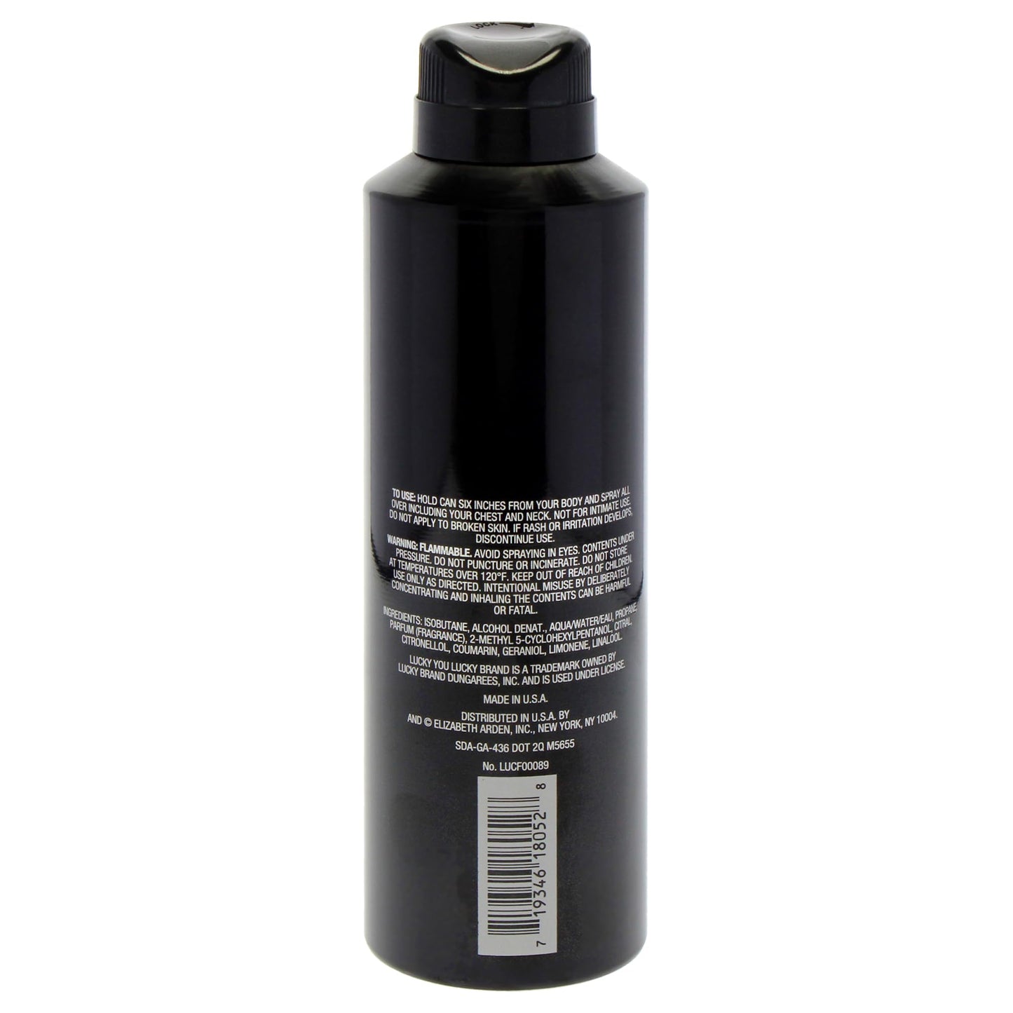 Lucky You Deodorant Body Spray for Men 6 Oz Beauty & Personal Care Lucky Brand