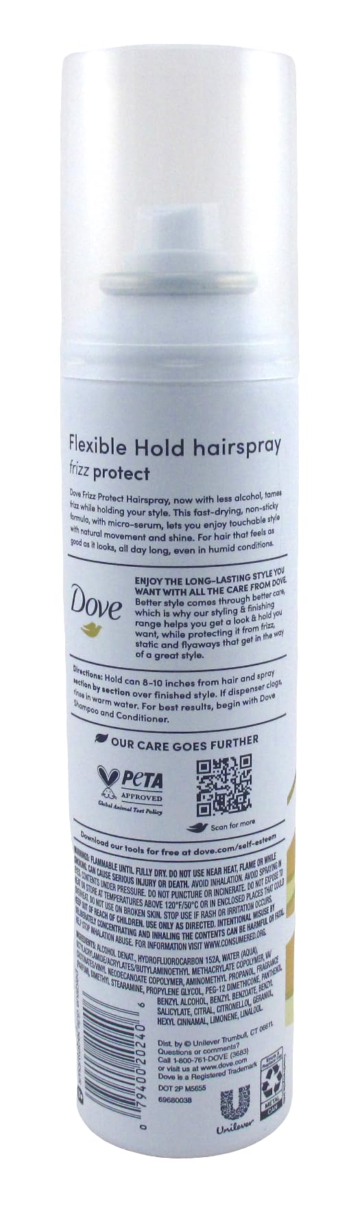 Dove Style + Care Flexible Hold Hairspray, Strong Hold 7 oz (Pack of 2) Beauty & Personal Care DOVE MEN + CARE