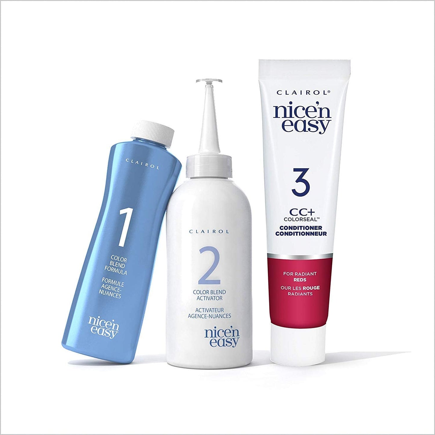 Clairol Nice'n Easy Permanent Hair Dye, 8G Medium Golden Blonde Hair Color, 3 Count Beauty & Personal Care Clairol