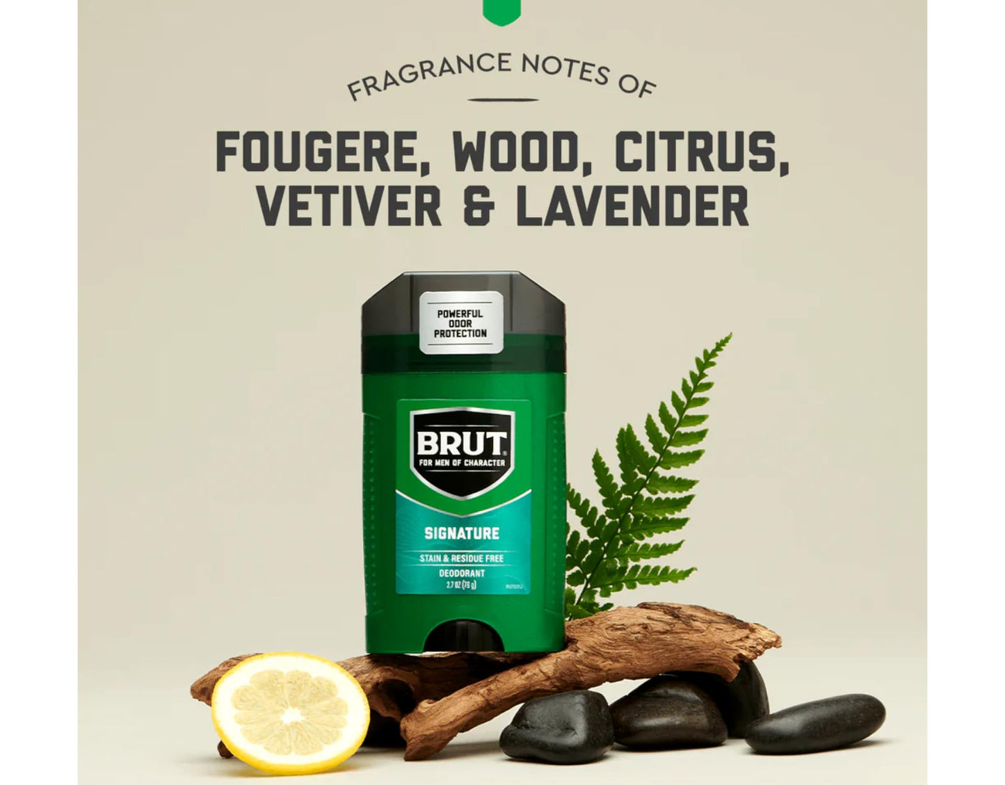 Brut Deodorant Stick Classic Fragrance 2.25 oz Beauty and Personal Care Brut