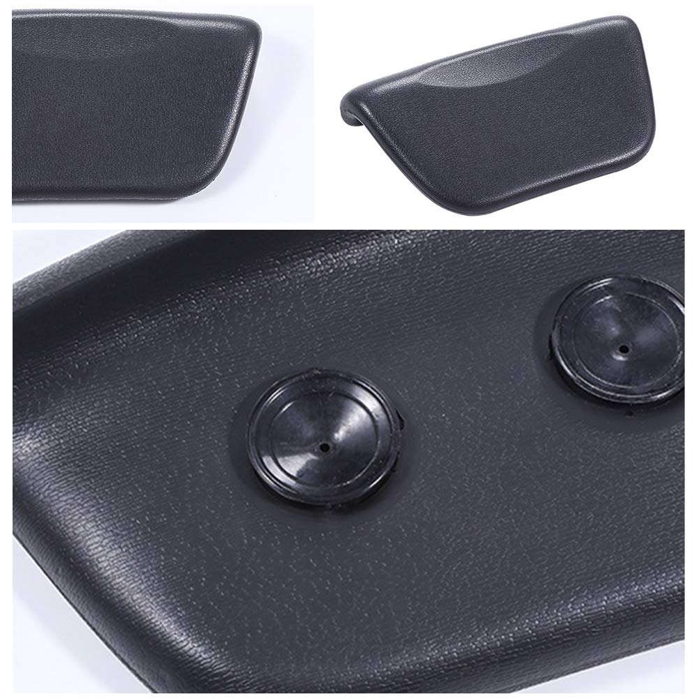 WDFS Bathtub Spa Pillow PU Leather Waterproof Neck Support Head Rest Pad with Anti Slip Suction Cups Hot Tub Head Rest Bath Accessories for Home Beauty and Personal Care WDFS