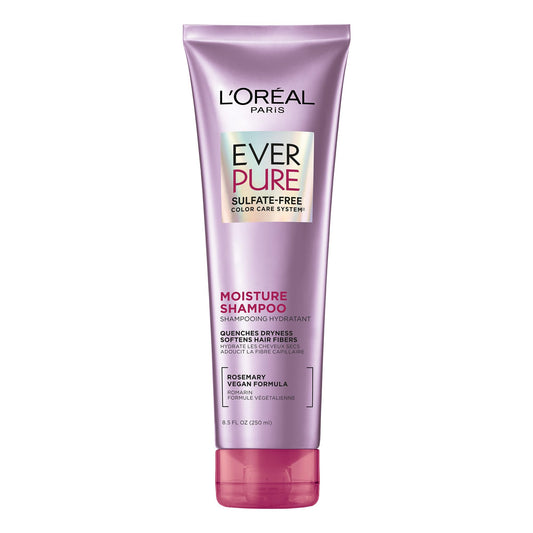 L’Oréal Paris Moisture Sulfate Free Shampoo, Hair Care for Color-Treated Hair with Rosemary Botanicals, EverPure, 8.5 Fl Oz Beauty & Personal Care L'Oreal Paris