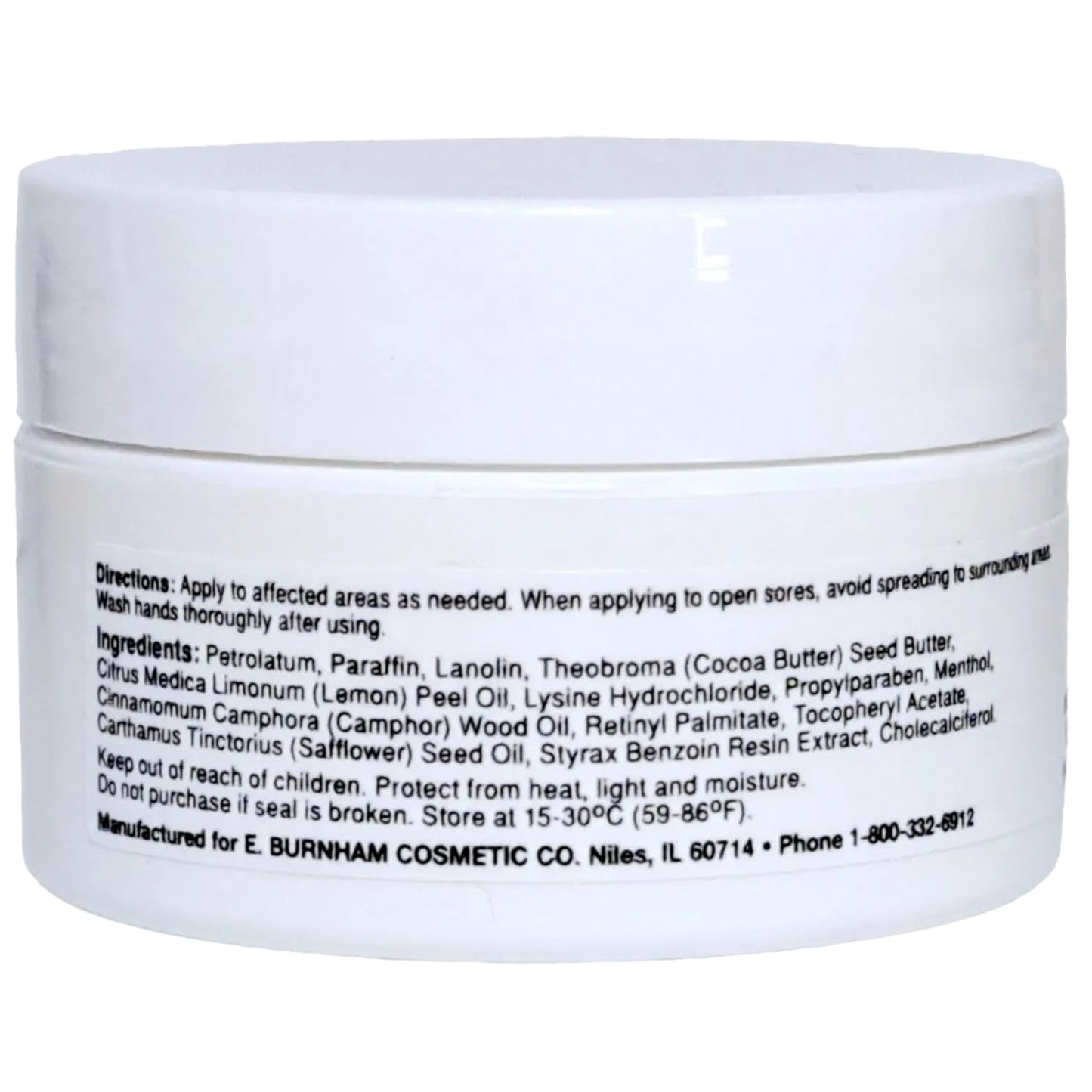 E. Burnham Simply Soothing Lysine Ointment 0.5 Oz. - Moisturizing Balm with Natural Lysine - Softens & Conditions Dry, Cracked Skin Beauty and Personal Care E. Burnham