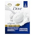 Dove Beauty Bar Soap Original, 2 Bars for Soft, Smooth Skin, with 1/4 Moisturizing Cream 3.75 oz Beauty & Personal Care Dove