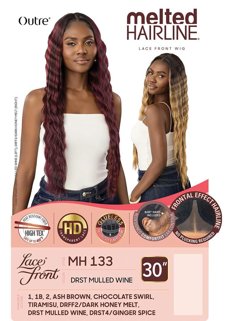 Outre Lace Front Wig - Melted Hairline - MH 133 (ASH BROWN)