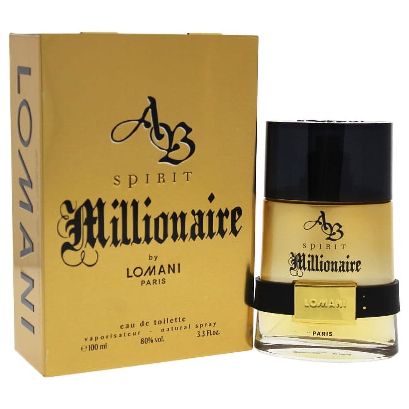 Lomani AB SPIRIT MILLIONAIRE Cologne. EAU DE TOILETTE SPRAY 3.3 oz / 100 ML Mens Beauty & Personal Care FraganceX