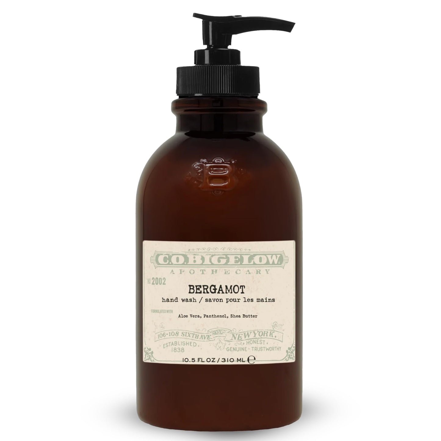 C.O. Bigelow Bergamot Hand Wash, Iconic Collection Liquid Hand Soap with Shea Butter, Glycerin, Aloe Vera, 10.5 Fl Oz Beauty & Personal Care C. O. Bigelow