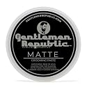 Gentlemen Republic 8oz Matte Paste for Men - Water-Based Men's Hair Paste with Strong Hold & Matte Finish - Alcohol-Free Hair Styling for Natural Beauty & Personal Care Gentlemen Republic