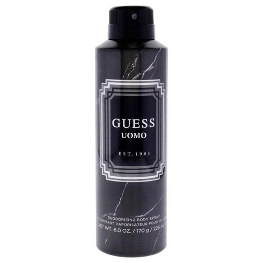 Guess UOMO Deodorizing Body Spray For Men, 6.0 Oz. Beauty & Personal Care GUESS