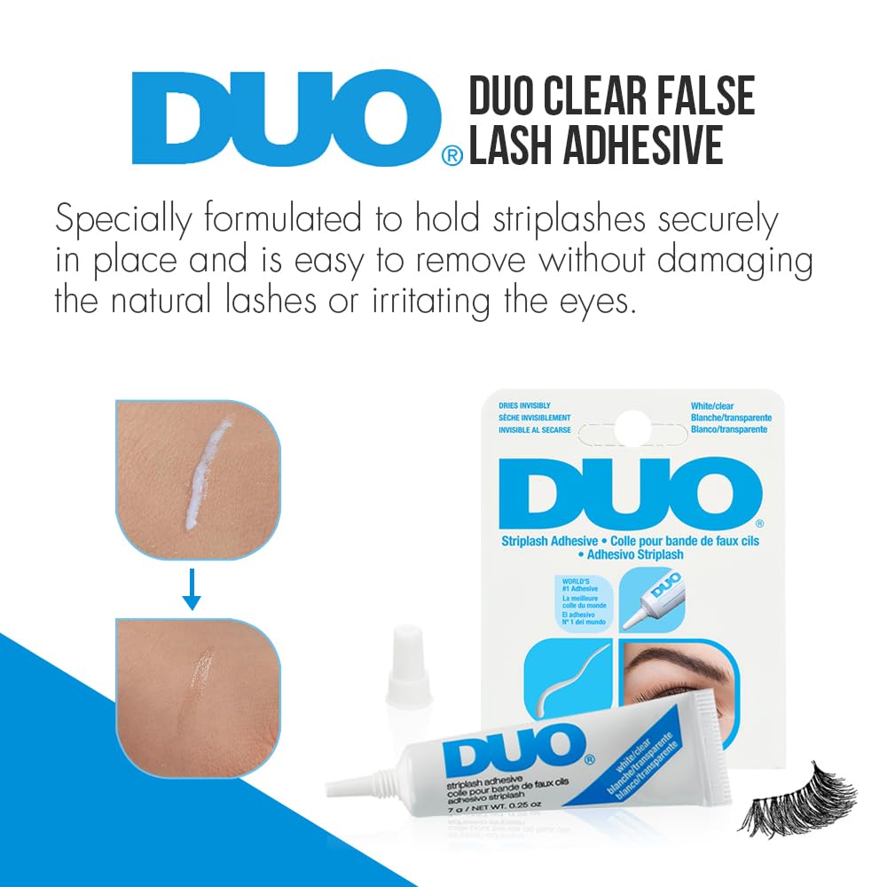 Duo Lash Adhesive, Clear, 0.25 Ounce (Pack of 1) Beauty & Personal Care DUO