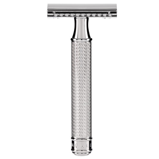 MÜHLE R89 Grande Double Edge Safety Razor for Men, Chrome, Closed Comb Head Beauty and Personal Care MÜHLE