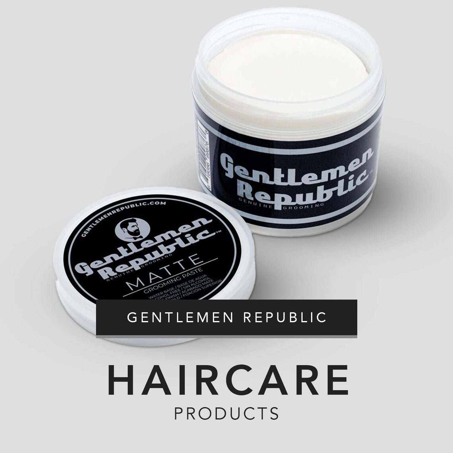 Gentlemen Republic 8oz Matte Paste for Men - Water-Based Men's Hair Paste with Strong Hold & Matte Finish - Alcohol-Free Hair Styling for Natural Beauty & Personal Care Gentlemen Republic