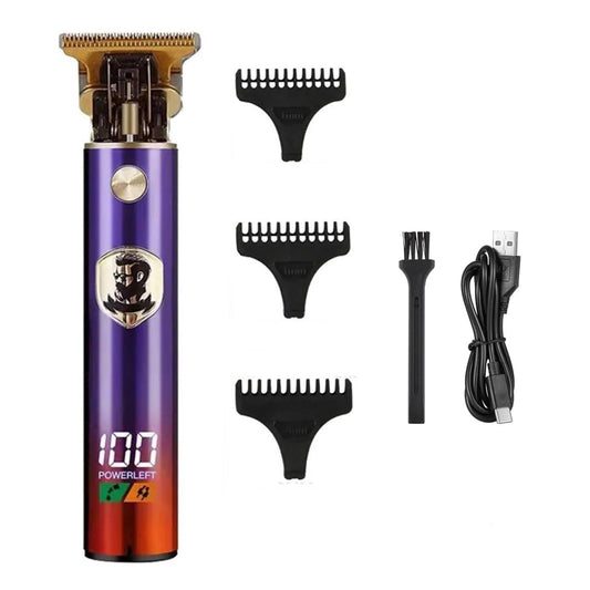 Razors 2023 Vintage Body T9 Cordless Electric Shaver Hair Cutting Machine for Man Hair Clipper Barber Beard Trimmer USB(Plastic Man LCD2) Beauty and Personal Care EWKYLSEM
