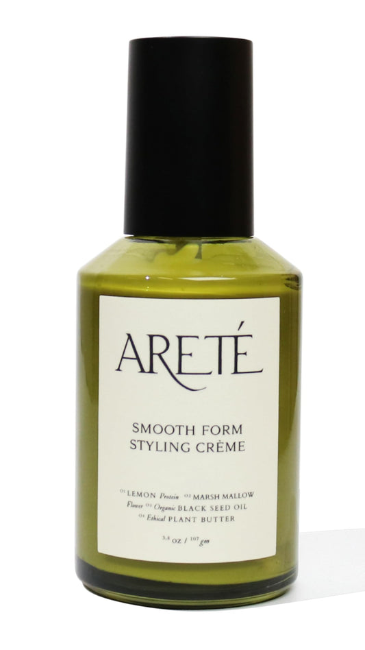ARETÉ Smooth Form Styling Crème, Lightweight Hair Shaping Cream for Women + Men, Lemon Protein, Organic Black Seed Oil, Marsh Mallow Flower, Shea Beauty & Personal Care ARETÉ