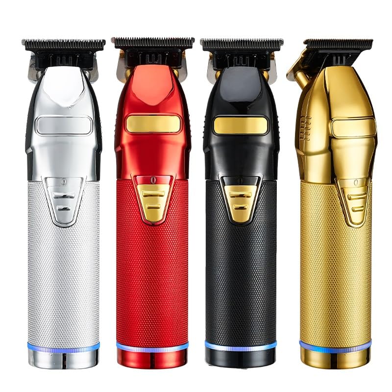 GLESVOWIO Pro Hair Clipper Electric Professional Trimmer for Men Cordless Rechargeable Shaver Barber Cutting Machine T Styling(Gold) Beauty and Personal Care GLESVOWIO