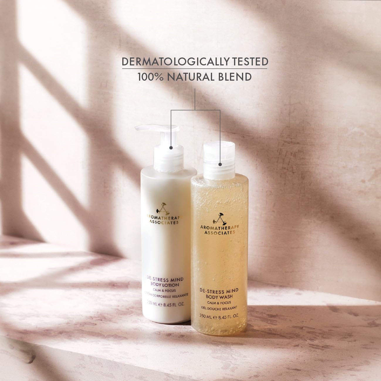 Aromatherapy Associates De-Stress Mind Body Wash, Calming & Hydrating Cleanser with Squalane, AHAs & Jojoba Beads, Moisturizing Body Wash for Dry Skin Beauty & Personal Care Aromatherapy Associates