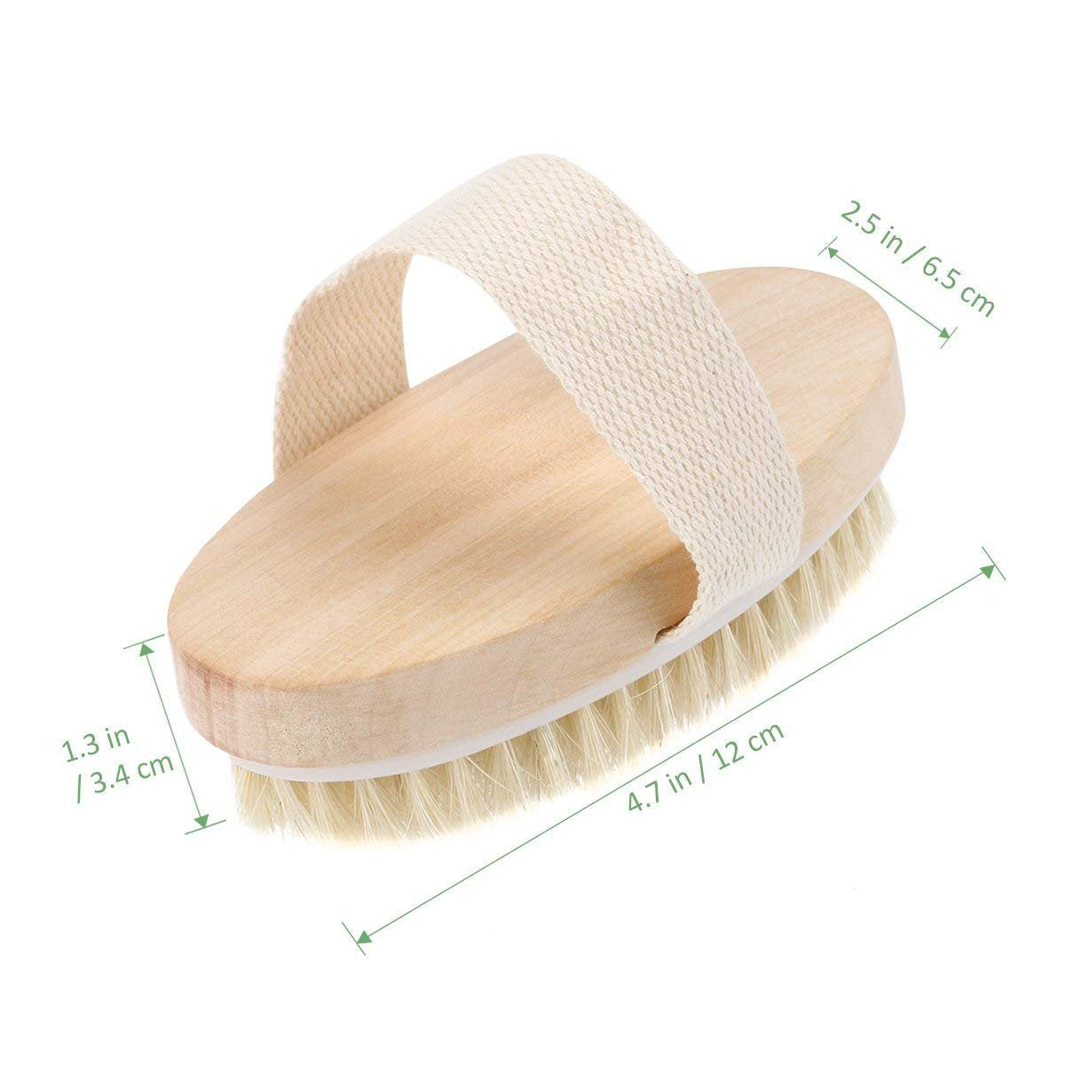 Onwon Dry Brushing Body Brush Anti Cellulite Exfoliating Brush Body Scrub Brush Remove Dead Skin and Tiredness, Gentle Massage Stimulates Blood Beauty and Personal Care Onwon