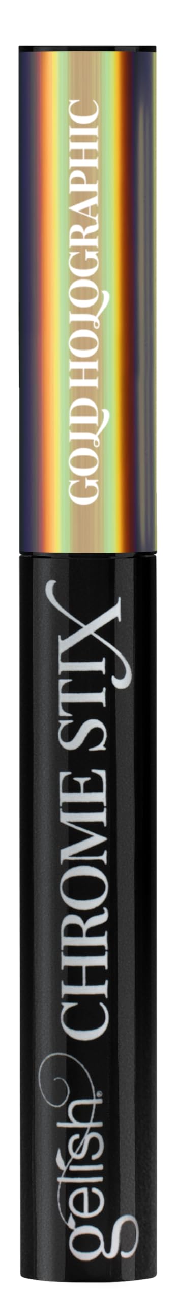 Gelish Chrome Stix Metallic Nail Art Powder: Gold holographic, 0.5g
