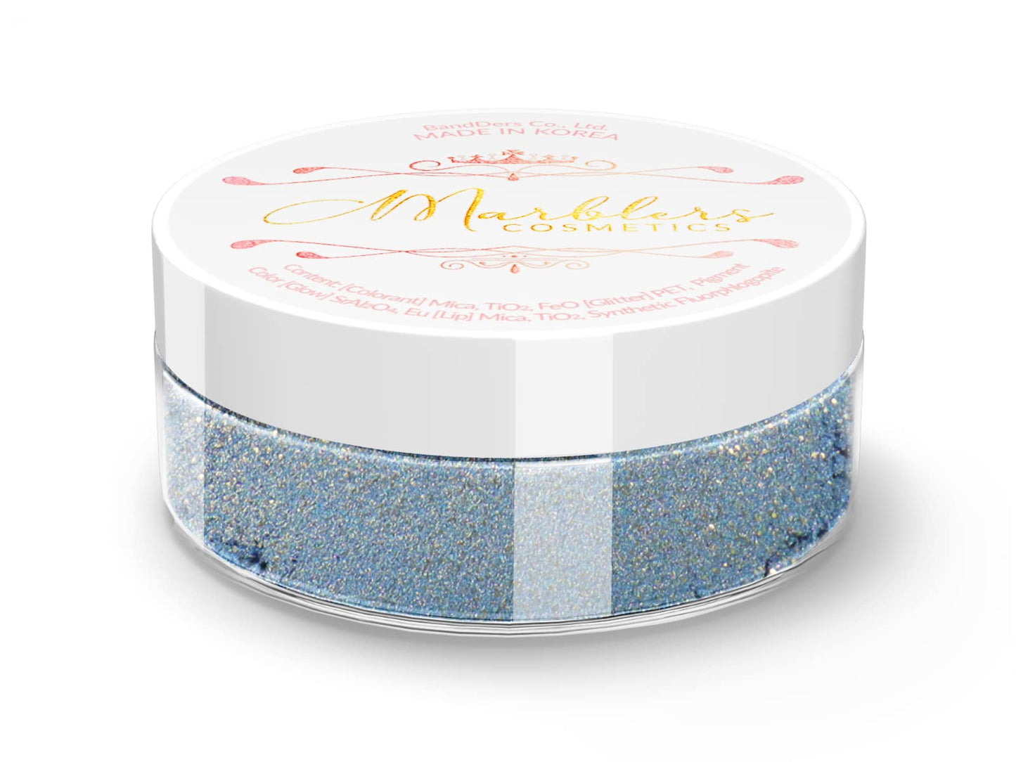 MARBLERS Glitter Mica Powder [Starry Night Blue] 0.14oz (4g) | Glitter Mica | Highly Pigmented | Non-Toxic, Vegan, Cruelty-Free | Eyeshadow, Body Beauty & Personal Care MARBLERS