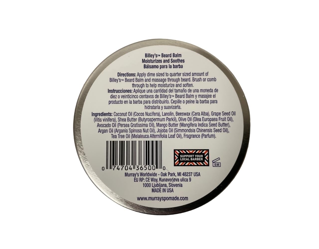 Murray's Billey's Beard Balm (Pack of 2) Beauty and Personal Care Murray's