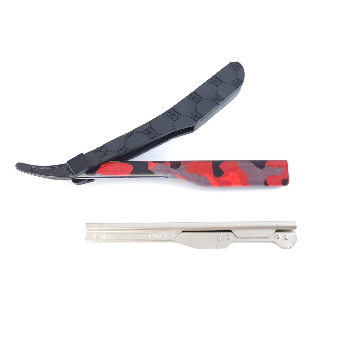 StyleCraft x Deluxe Line Professional Barber Straight Razor Camo Red (Blade not included) Beauty and Personal Care Stylecraft