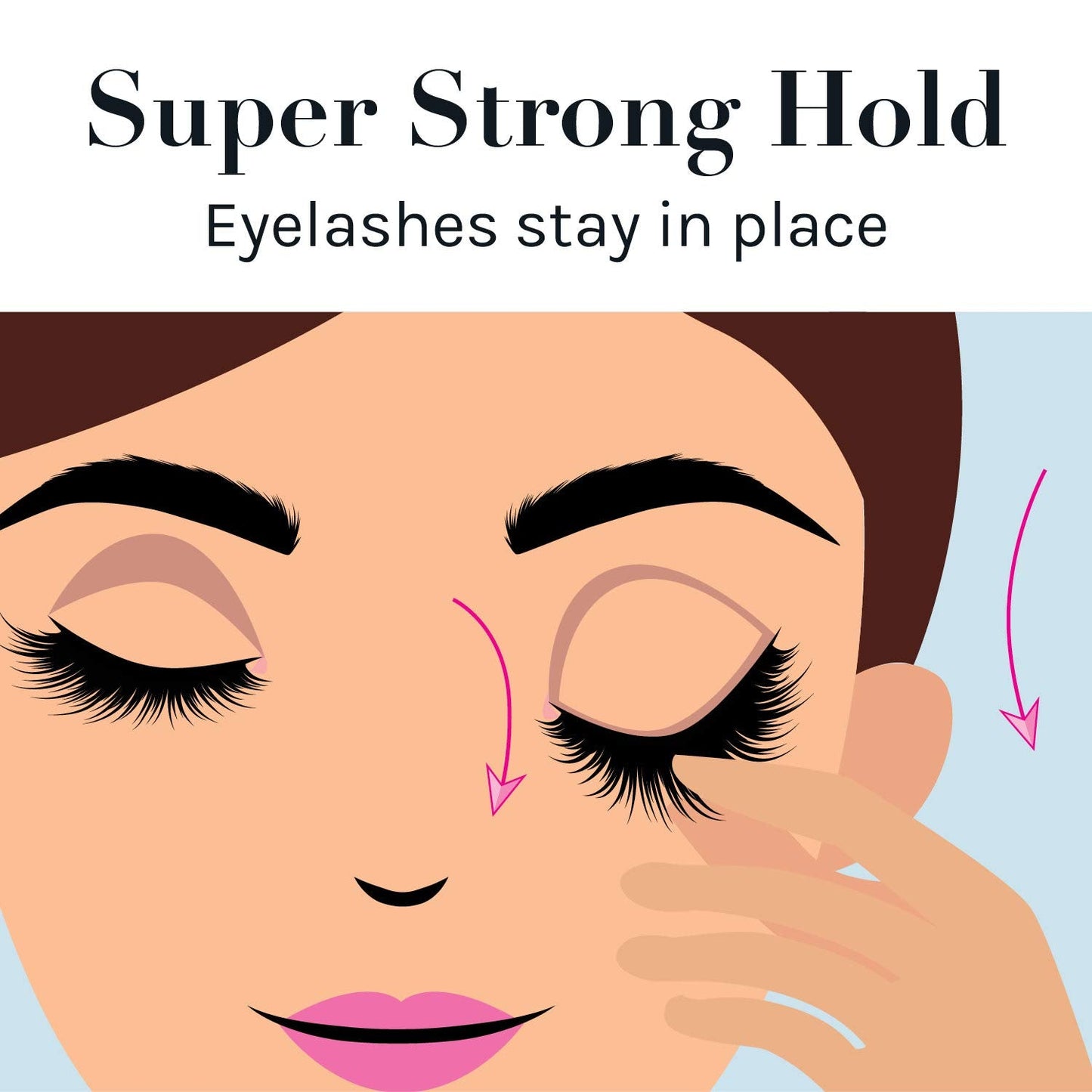 AOA Studio Eyelash Lash Glue Enhancers 4pcs Strip Lash Adhesive Strong Hold Water Proof Formula No Irritation Latex Free Long Lasing Quick Dry Eyelash Beauty & Personal Care AOA STUDIO