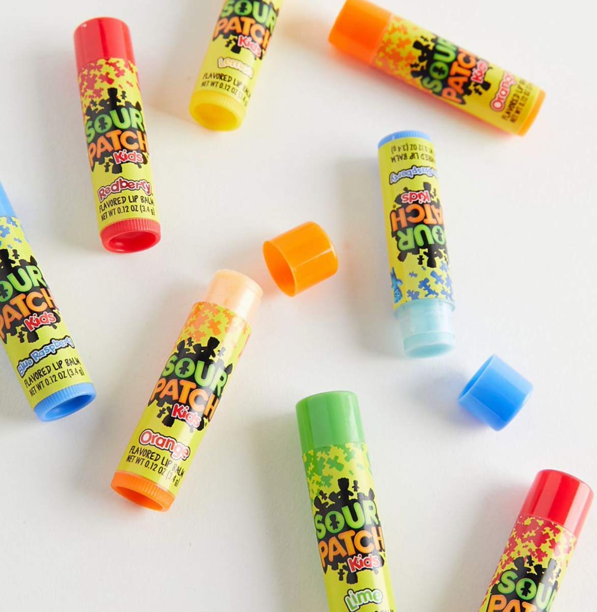 Taste Beauty Sour Patch Kids 8 Pack Lip Balm Beauty and Personal Care Taste Beauty