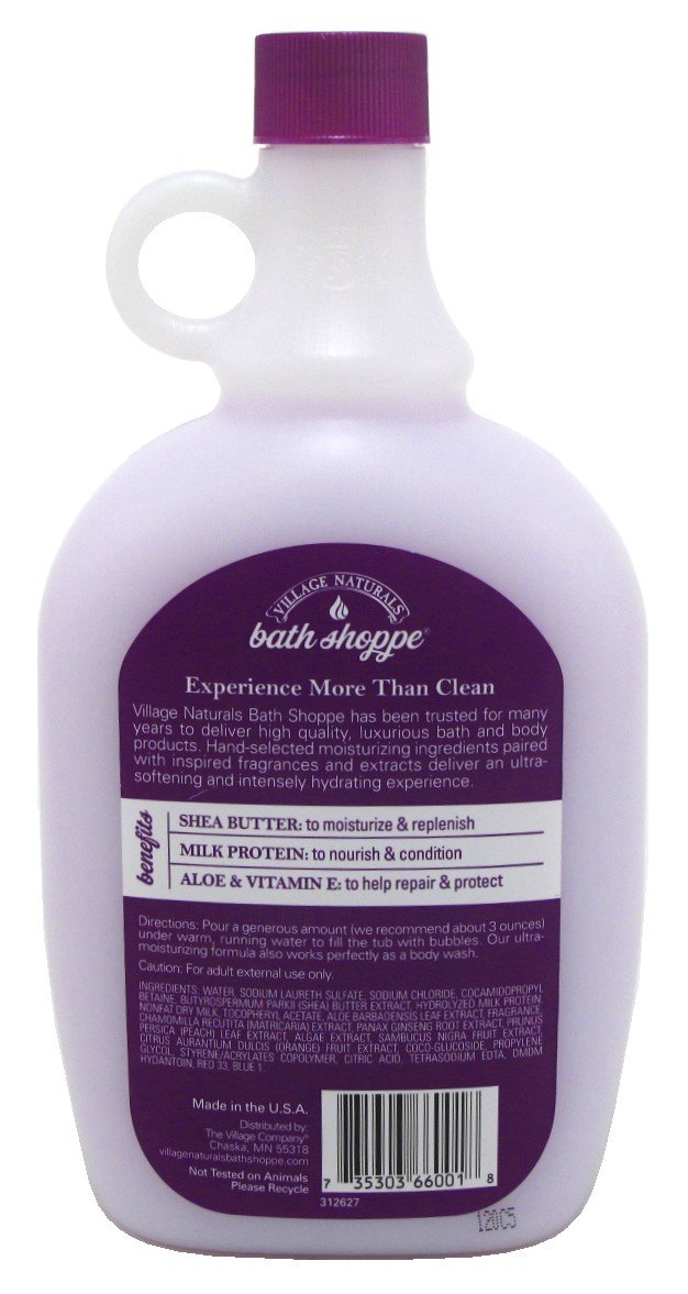 Village Nat. Bath Milk Bath Ultra-Moist Lavendr/Chamo 28 Ounce (828ml) (3 Pack) Beauty & Personal Care Village Naturals Therapy