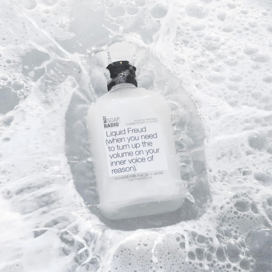 Not Soap, Radio Liquid Freud | Coconut Milk Mango Vanilla with St. John's Wort | Bath Shower Gel Beauty & Personal Care Not Soap, Radio