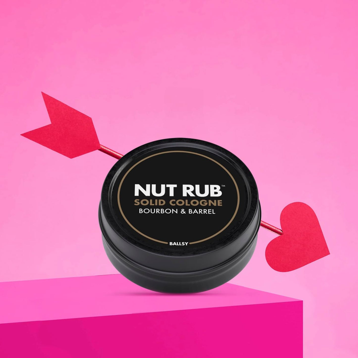 Ballsy Body & Ball Rub, Cologne for Everywhere, with Beeswax, Coconut and Sunflower Seed Oil, Bourbon & Barrel .85 oz Beauty & Personal Care Ballsy