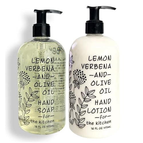 Greenwich Bay Trading Company Kitchen Collection: Lemon Verbena & Olive Oil (Hand Soap & Lotion) Beauty & Personal Care Greenwich Bay Trading Company