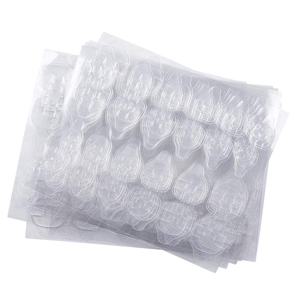 Kalolary 480PCS Double-Sided Nail Adhesive Tabs, Transparent Flexible Jelly Gel Tape for Nail Art, Suitable for Professional or Home Use Beauty & Personal Care Kalolary