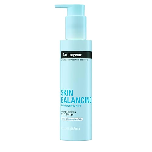 Neutrogena Skin Balancing Purifying Gel Cleanser with 2% Polyhydroxy Acid (PHA), Softening Face Wash for Normal & Combo Skin, Paraben-Free, Soap-Free Beauty & Personal Care Neutrogena