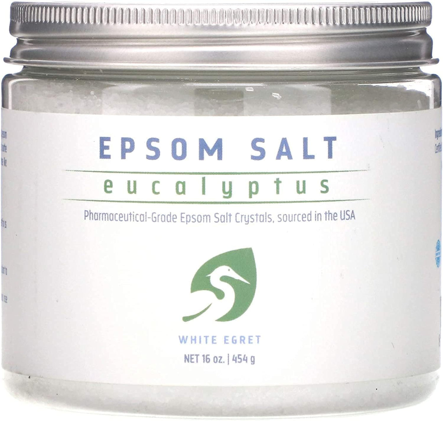 WHITE EGRET Epsom Salt, Eucalyptus, 2.5 Pound Beauty and Personal Care White Egret