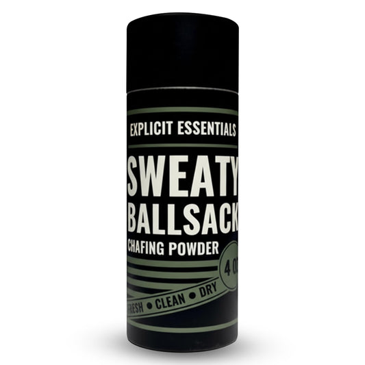 Explicit Essentials Ball Powder for Men - Sweat-Absorbing Groin Powder - Talc-Free Anti-Chafing for Men - Moisture Control, Odor Protection & Funny Beauty and Personal Care Explicit Essentials