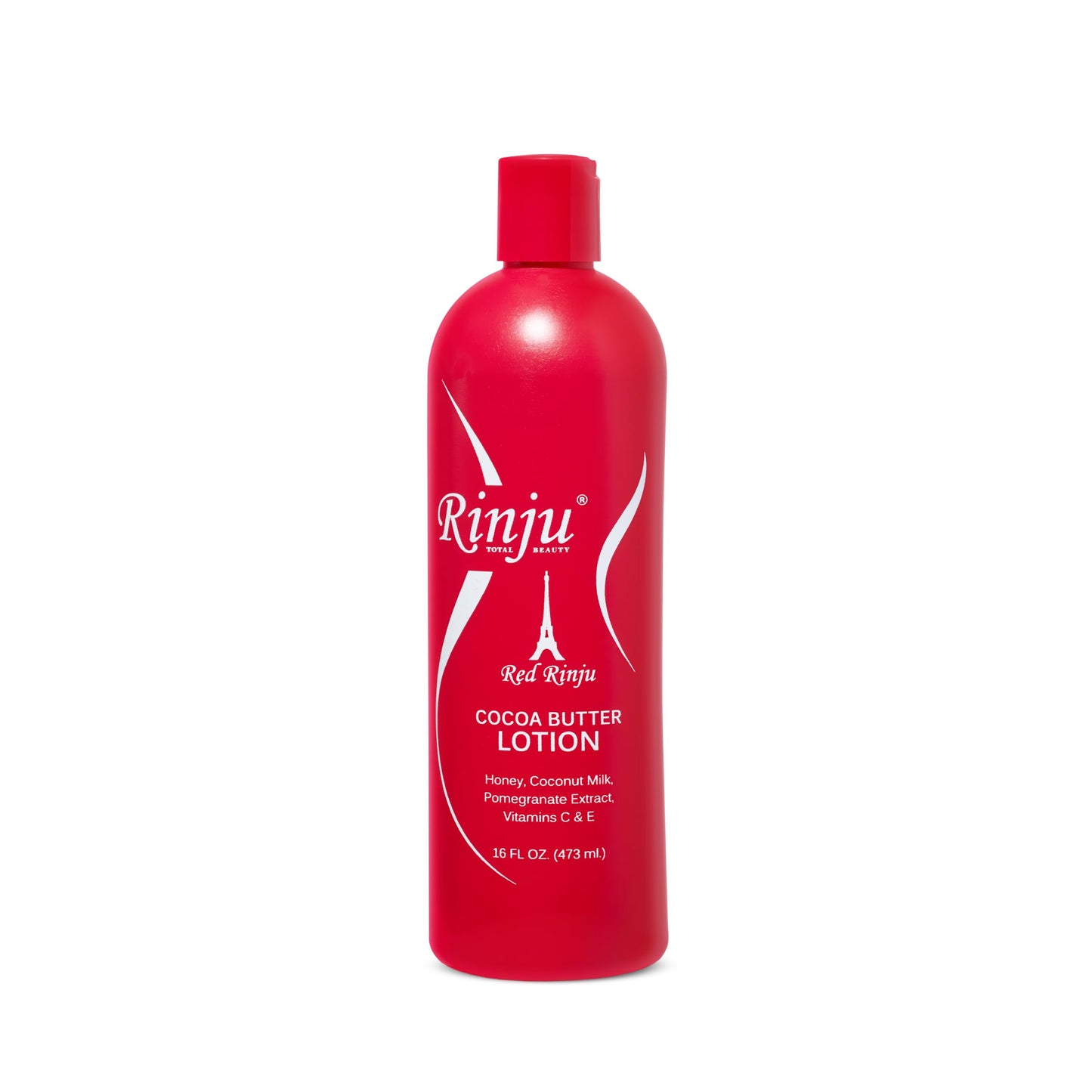 Rinju Cocoa Butter Lotion - Non-Greasy Lotion for Women & Men - 16 oz Cacao Butter Lotion for Extremely Dry Skin - Pomegranate Extracts & Vitamin C Beauty & Personal Care Rinju