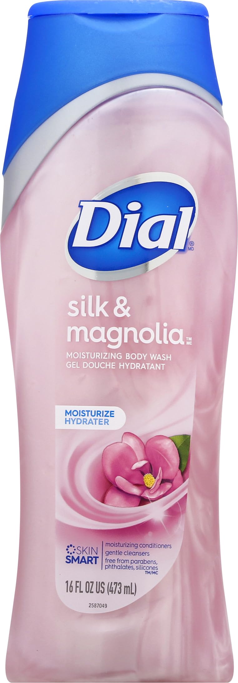 Dial Moisturizing Body Wash - Silk & Magnolia - Net Wt. 16 FL OZ (473 mL) (1 Bottle) (1) Beauty & Personal Care Dial