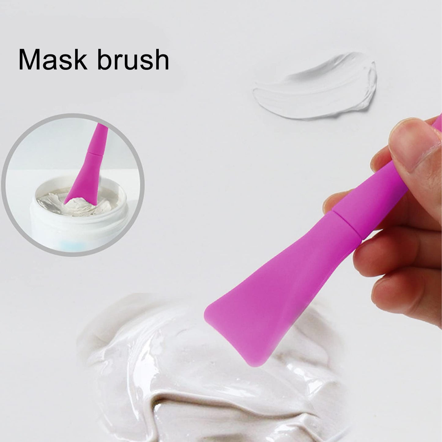Multifunctional Silicone Shadow Makeup Stencil Mask Brush, Reusable Eye Stencil Tool for Cosmetics (Purple) Beauty & Personal Care Mbeysaq