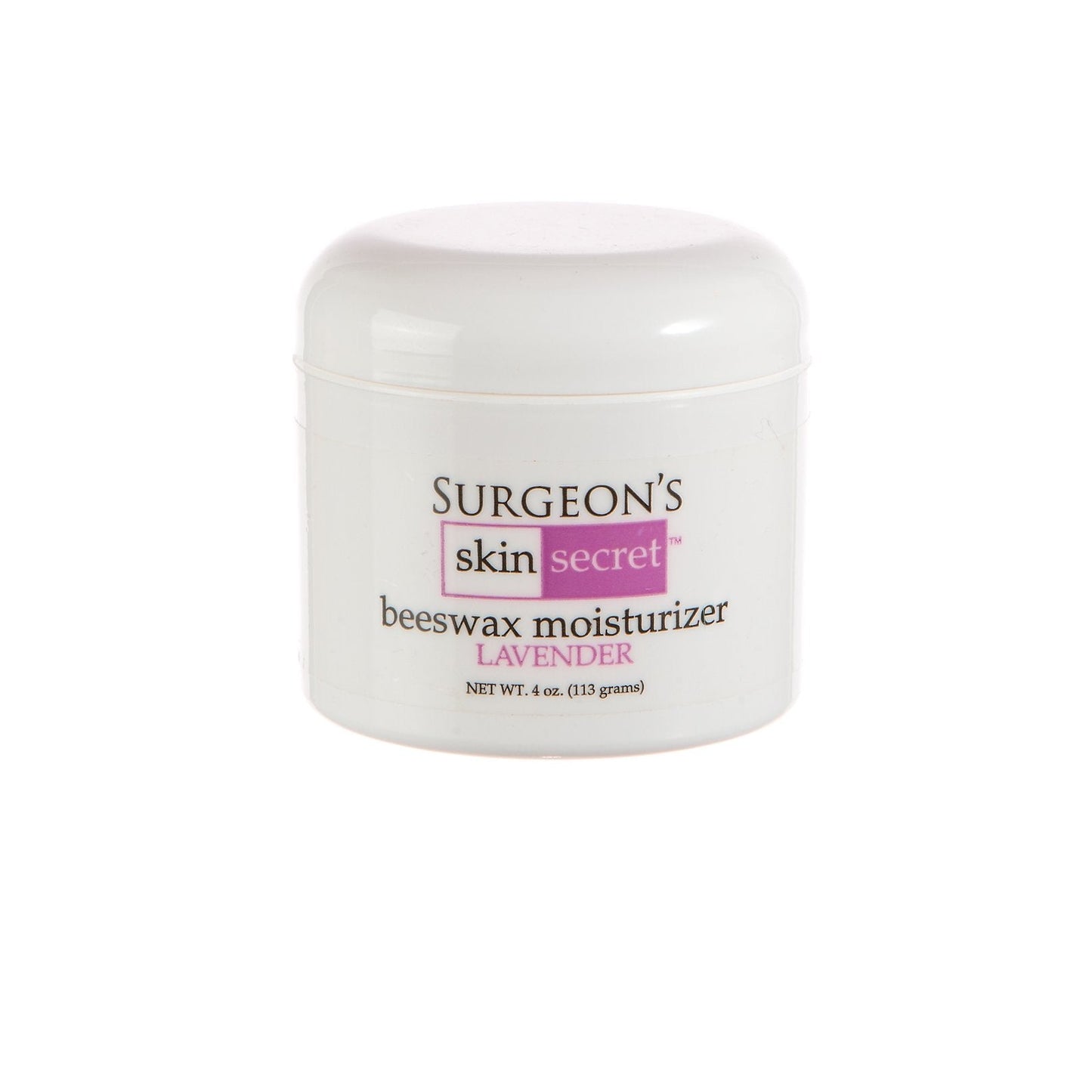 Surgeon's Skin Secret Beeswax Moisturizer 4oz. Jar - Lavender Beauty & Personal Care Surgeon's Skin Secret
